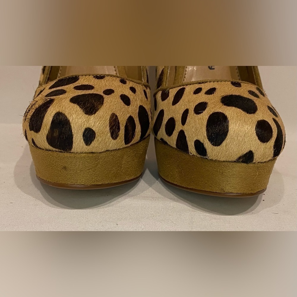 NEW Chinese Laundry Wave Length Light Natural Pony Hair Platform Pump Size 7.5M - Picture 15 of 16